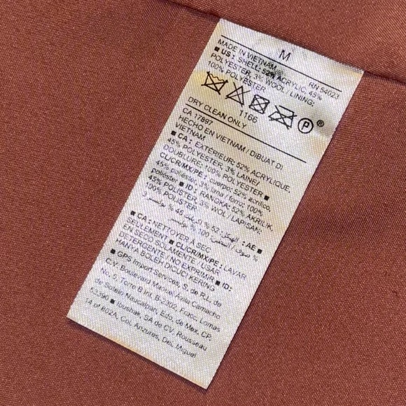 Old Navy Women's Pink Double-Breasted Peacoat - Picture 7 of 7